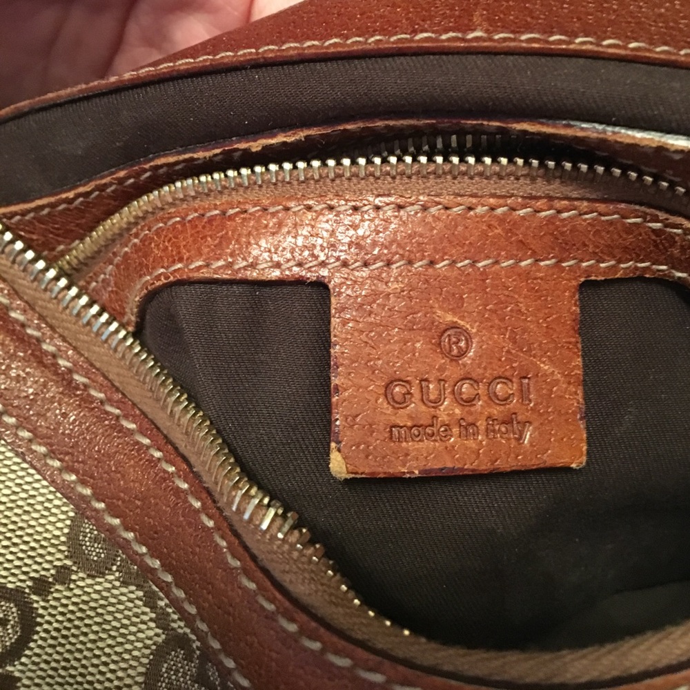 Gucci bamboo/leather detail hobo handbag - Picture 4 of 4